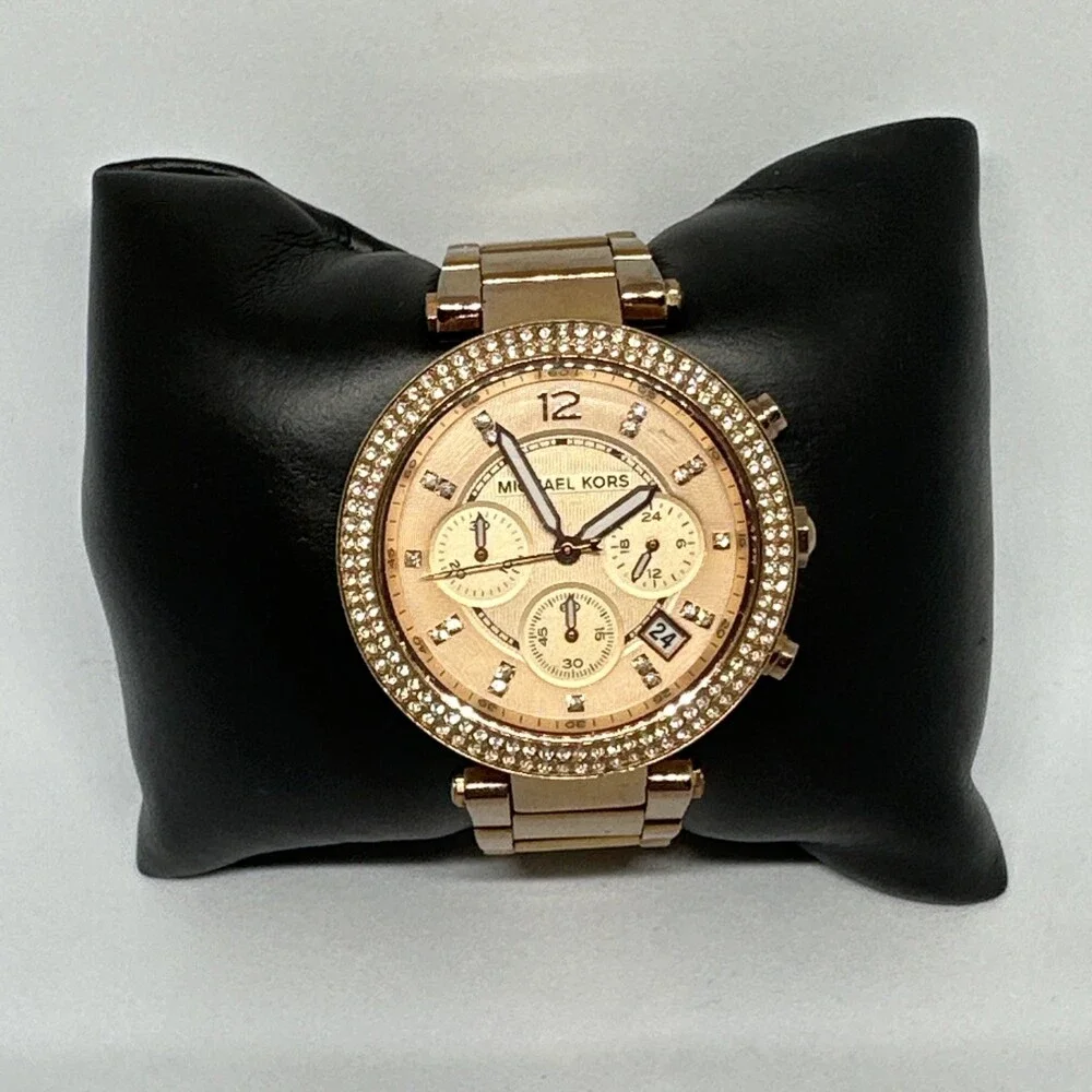 Michael Kors Parker MK5538 Women Stainless Steel Analog Dial Quartz Watch HME545